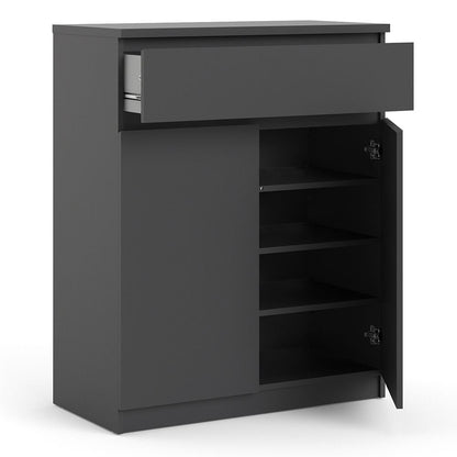 Furniture To Go Naia Sideboard - 1 Drawer 2 Doors in Black Matt