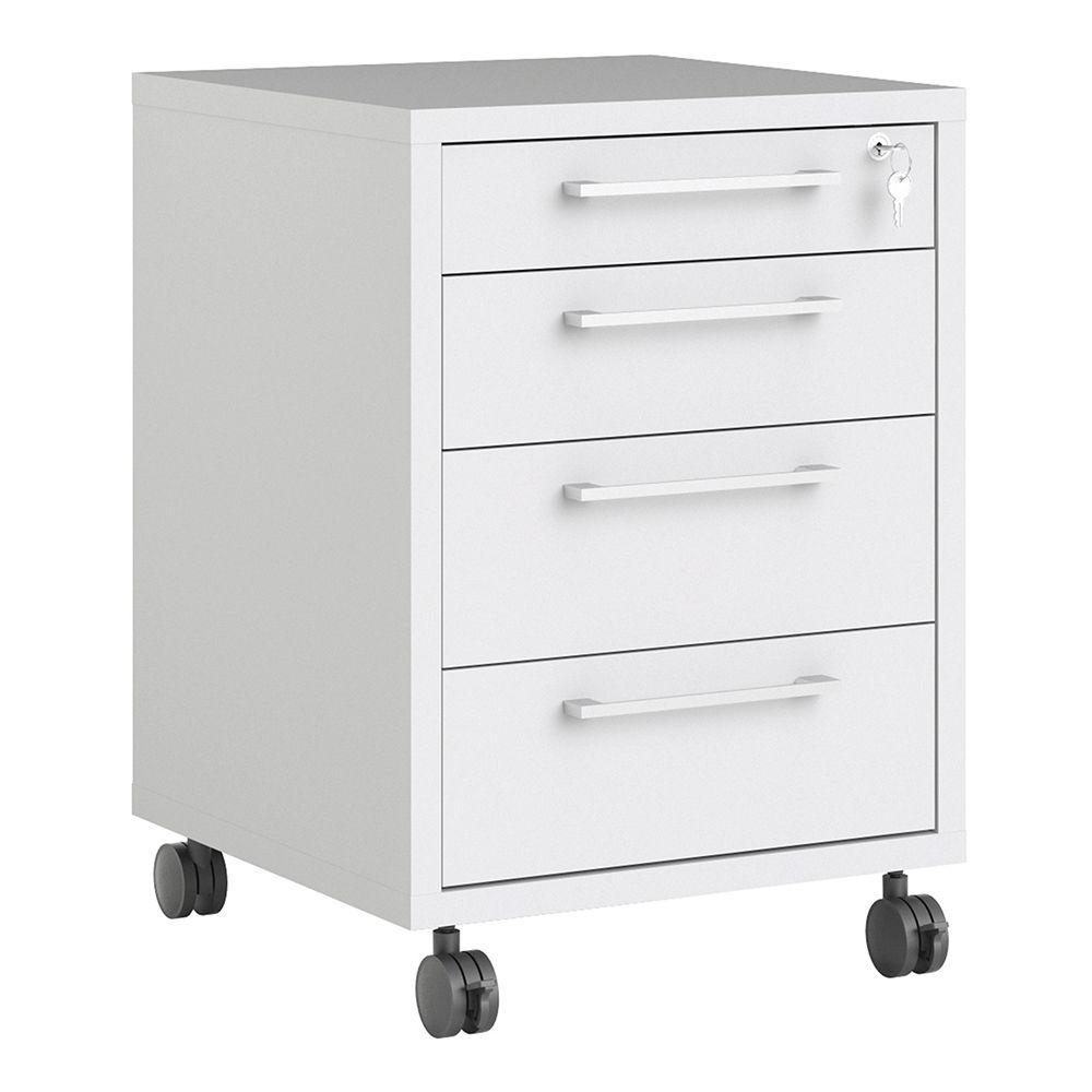 Furniture To Go Prima Mobile Cabinet in White