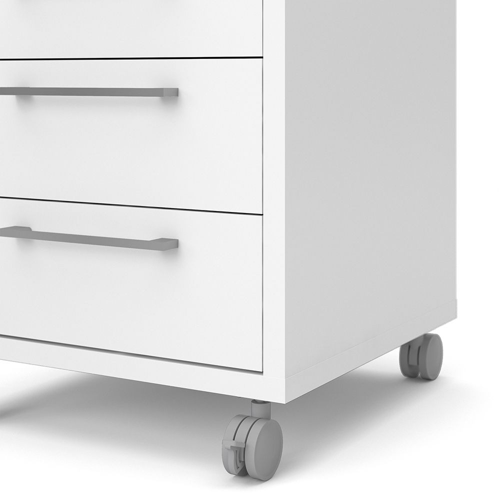 Furniture To Go Prima Mobile Cabinet in White