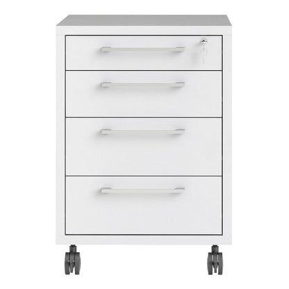 Furniture To Go Prima Mobile Cabinet in White