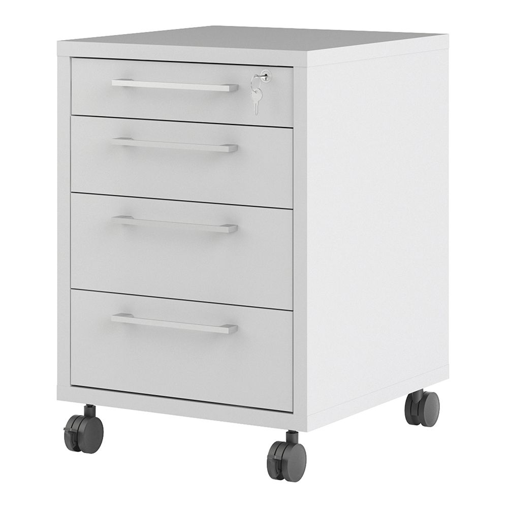 Furniture To Go Prima Mobile Cabinet in White