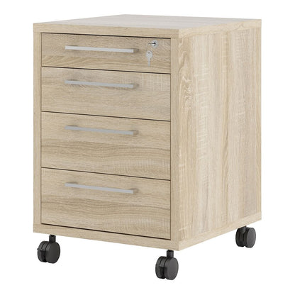 Furniture To Go Prima Mobile Cabinet in Oak