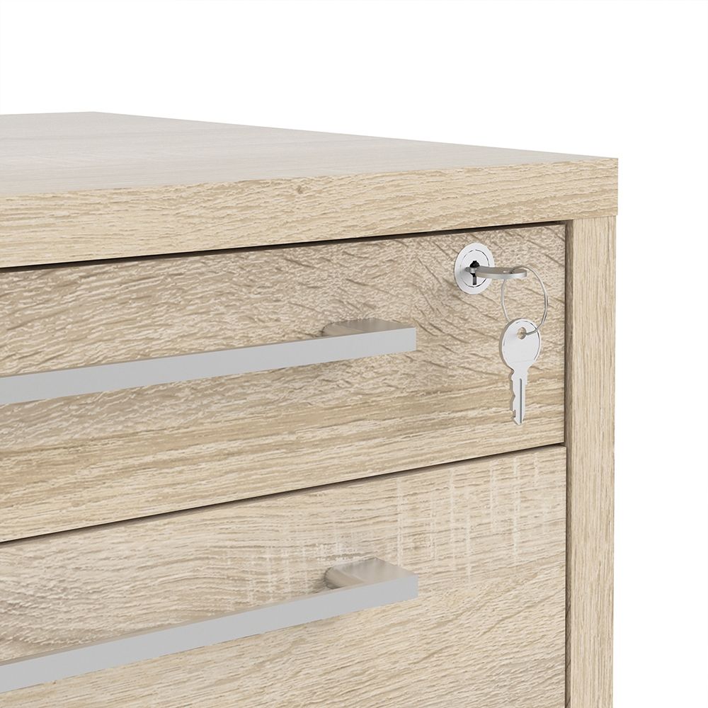 Furniture To Go Prima Mobile Cabinet in Oak