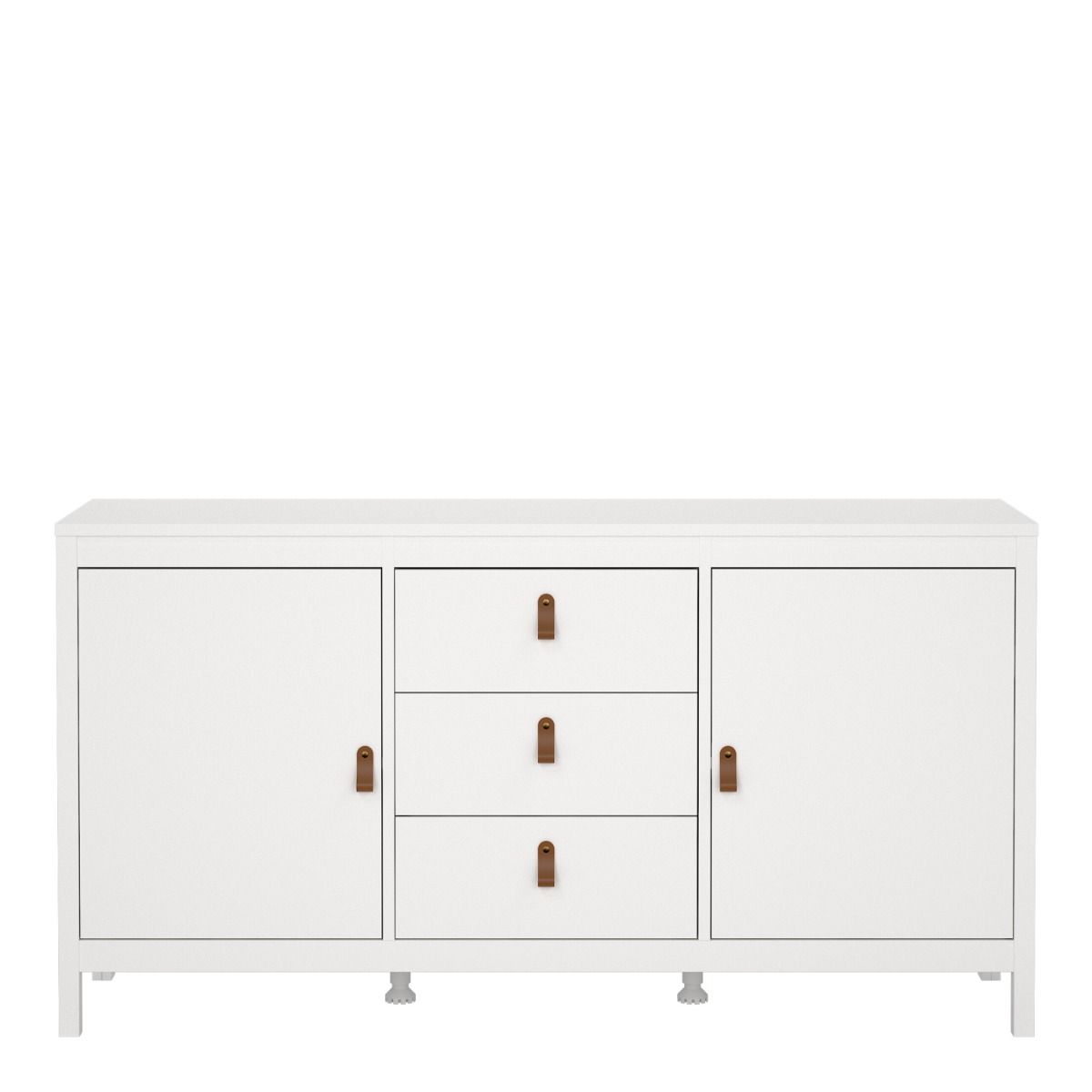 Furniture To Go Barcelona Sideboard 2 Doors 3 Drawers in White