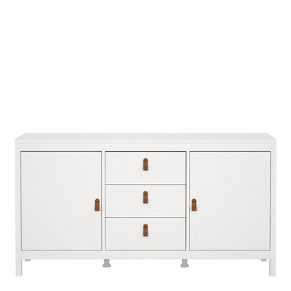 Furniture To Go Barcelona Sideboard 2 Doors 3 Drawers in White