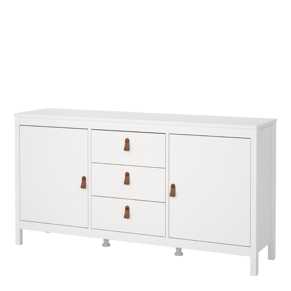 Furniture To Go Barcelona Sideboard 2 Doors 3 Drawers in White