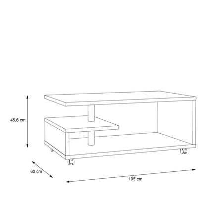 Furniture To Go Bailey Coffee Table in Sand Oak