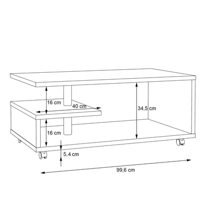 Furniture To Go Bailey Coffee Table in Sand Oak