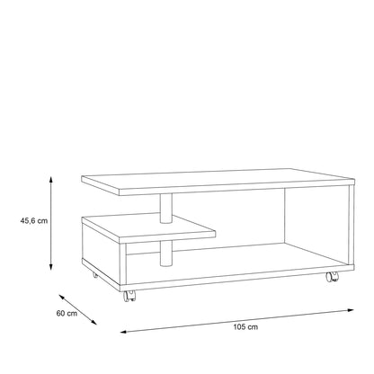 Furniture To Go Bailey Coffee Table in Concrete Grey