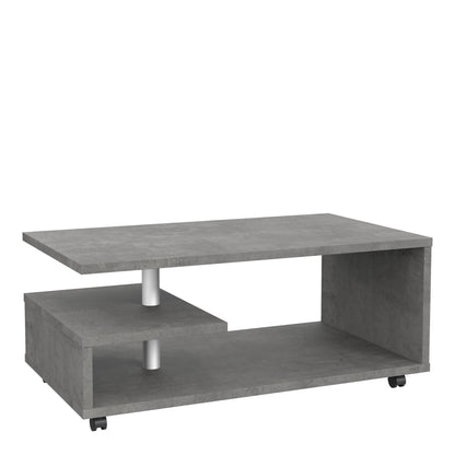 Furniture To Go Bailey Coffee Table in Concrete Optic Dark Grey