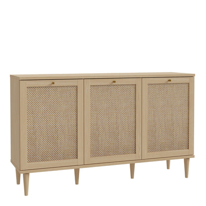 Furniture To Go Bohol Calasetta 3 Door Sideboard in Rattan