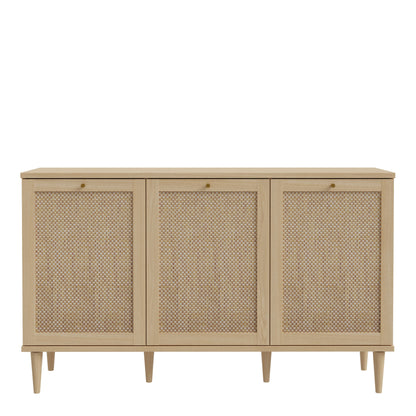 Furniture To Go Bohol Calasetta 3 Door Sideboard in Rattan