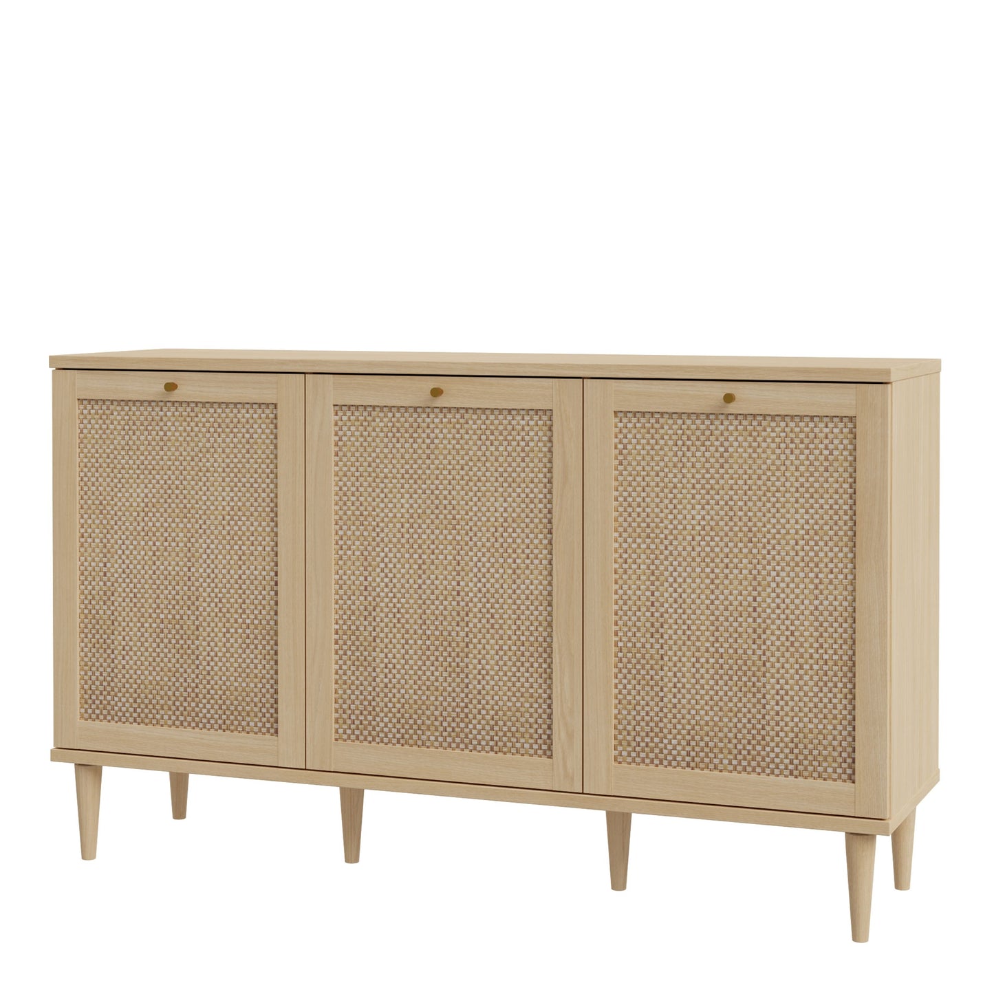 Furniture To Go Bohol Calasetta 3 Door Sideboard in Rattan