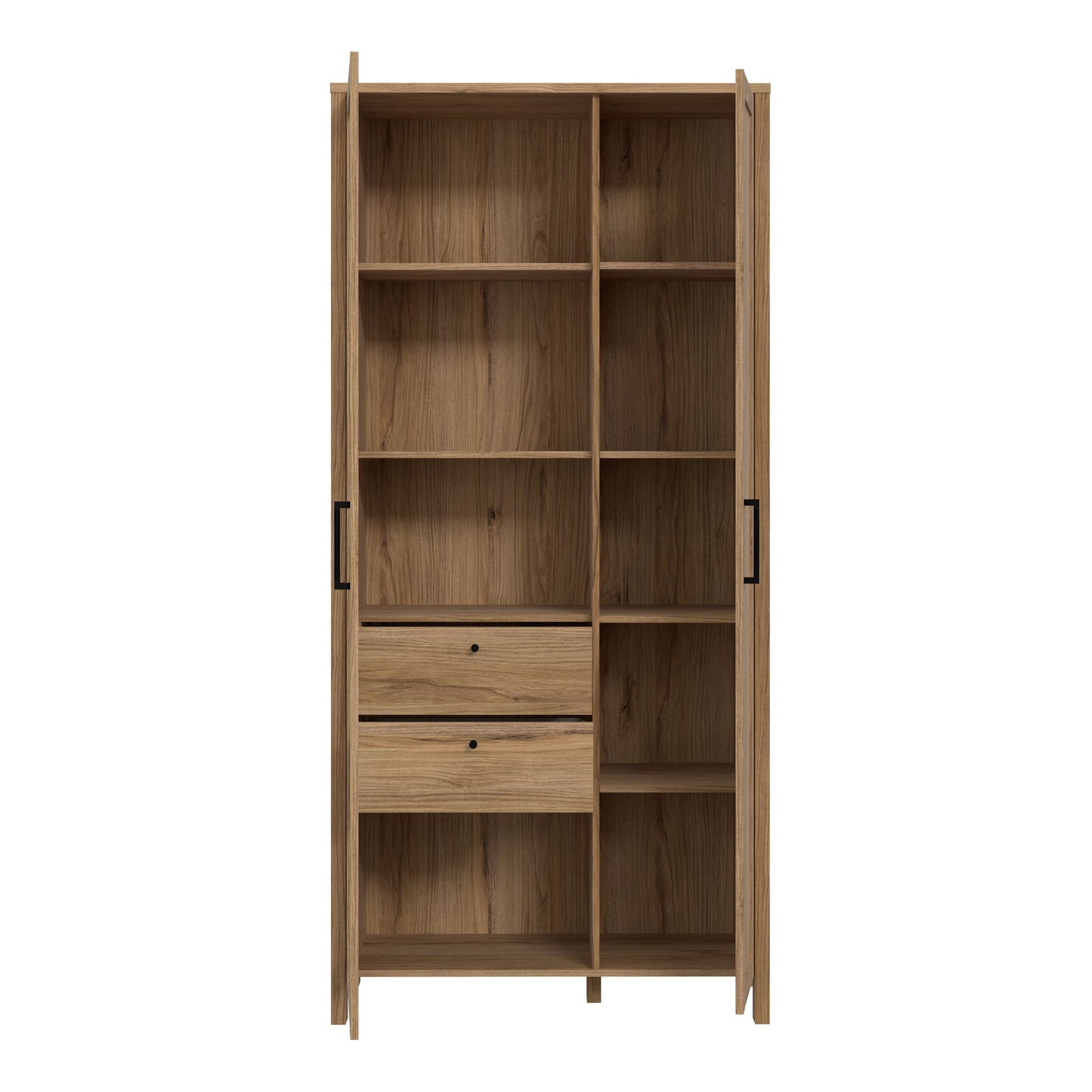 Furniture To Go Malte Brun Display Cabinet in Waterford Oak