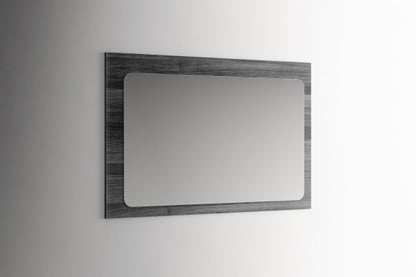 Tomasella Vulcana Rectangular Wood Frame Mirror