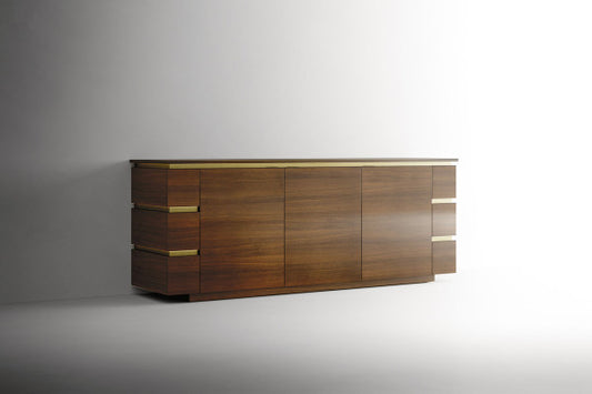 Tomasella Panarea 3-Door Sideboard with Interior Drawer