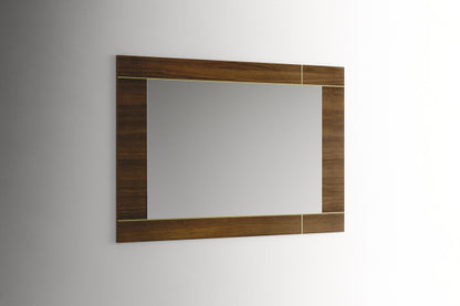 Tomasella Panarea Wood Frame Rectangular Mirror