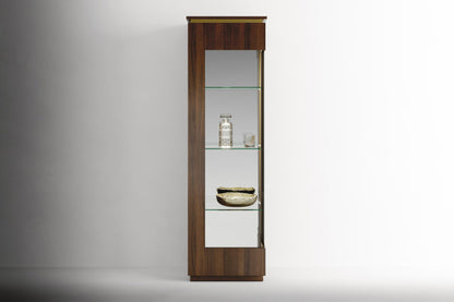 Tomasella Panarea Glass Display Cabinet - Left Hand Door