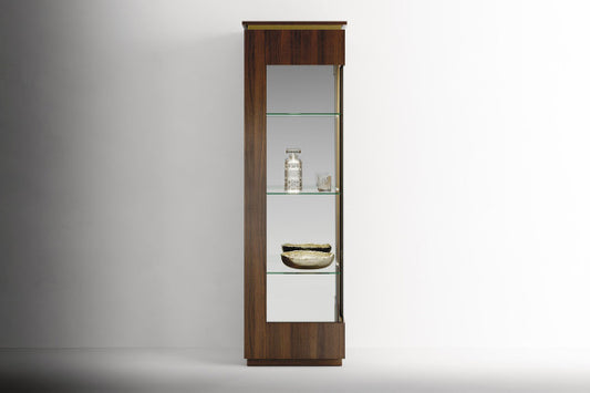 Tomasella Panarea Glass Display Cabinet - Left Hand Door