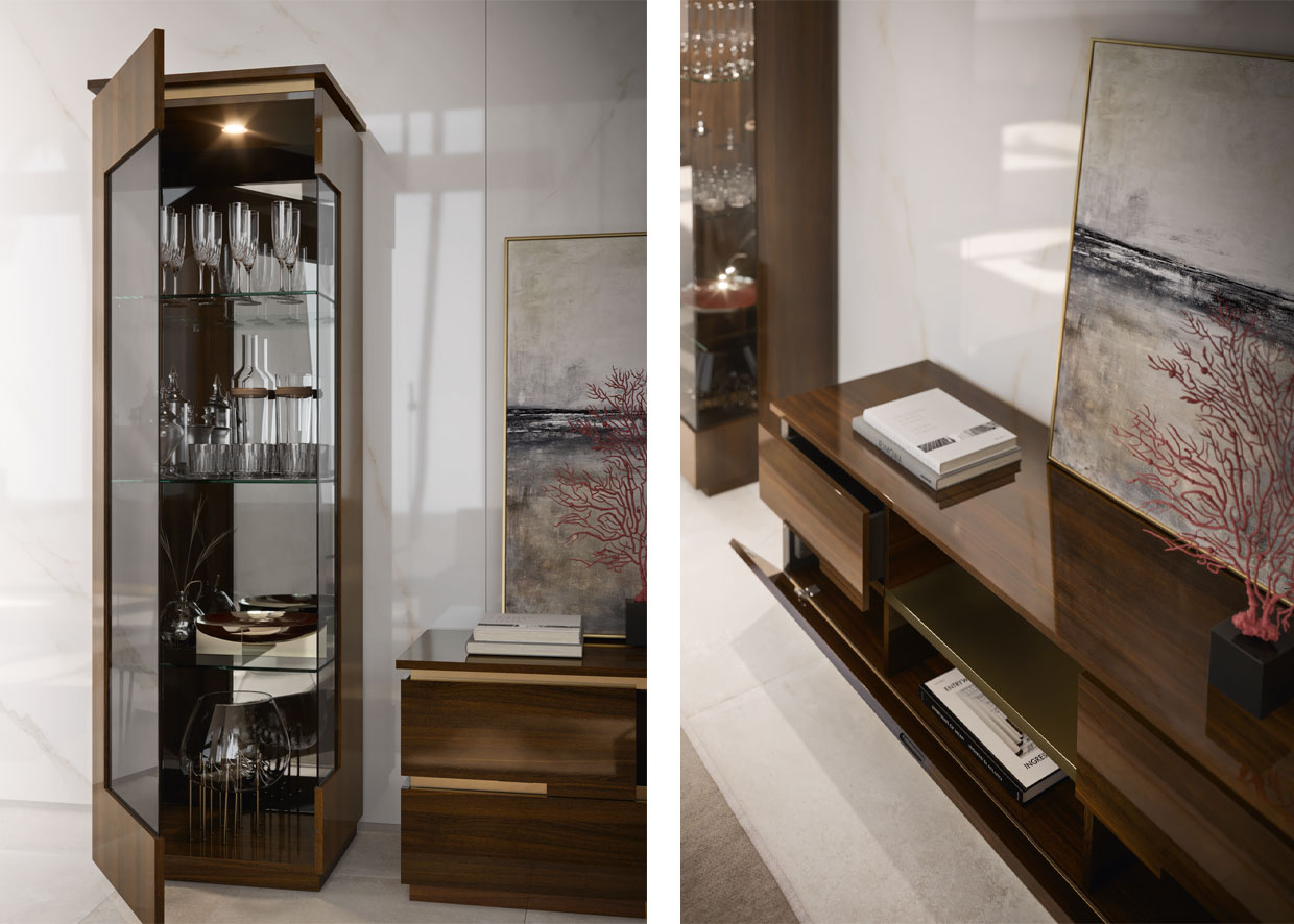 Tomasella Panarea Luxury TV Stand Cabinet