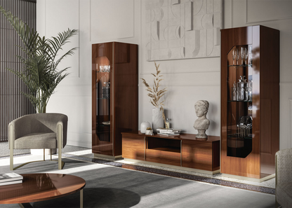 Tomasella Lipari TV Stand Cabinet with Plinth