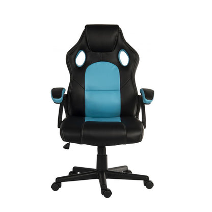 Teknik Office Kyoto Gaming Chair Blue with Padded Arms