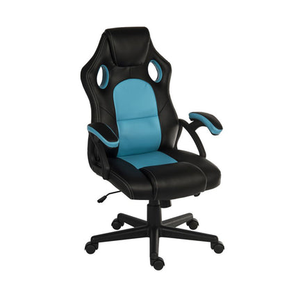 Teknik Office Kyoto Gaming Chair Blue with Padded Arms