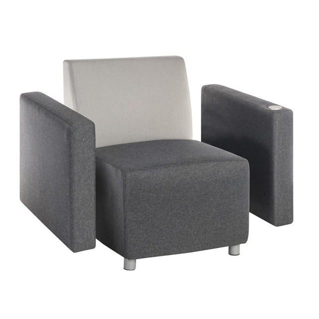 Teknik Office Cube Modular Reception Fabric Chair Arm Left or Right