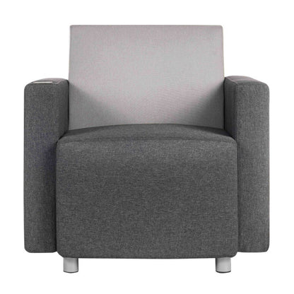 Teknik Office Cube Modular Reception Fabric Chair Arm Left or Right