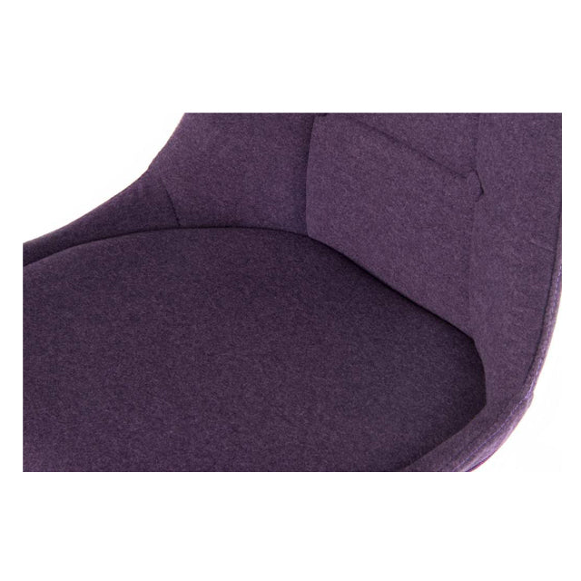 Teknik Office Soft Brushed Fabric Breakout Chair With Crome Leg