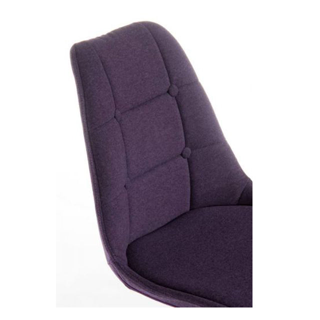 Teknik Office Soft Brushed Fabric Breakout Chair With Crome Leg