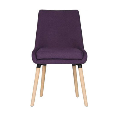 Teknik Office Pack of 2 Welcome Reception Chair in Modern Oak Coloured Legs