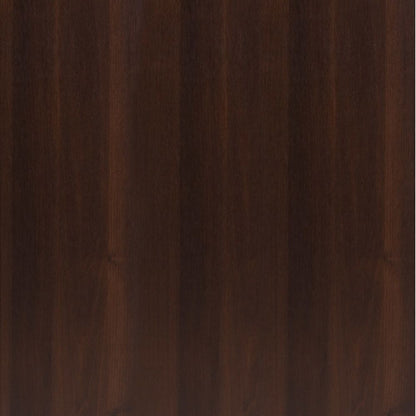 Furniture To Go Imperial Tall Glazed 1 Door 2 Drawer Narrow Cabinet in Dark Mahogany Melamine