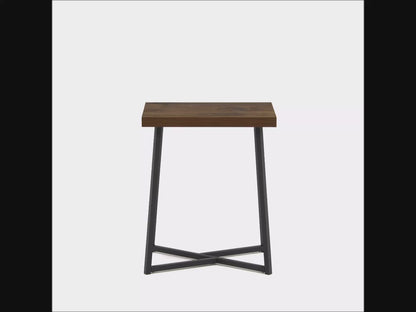 Teknik Office Canyon Lane Side Table in Grand Walnut Effect Finish