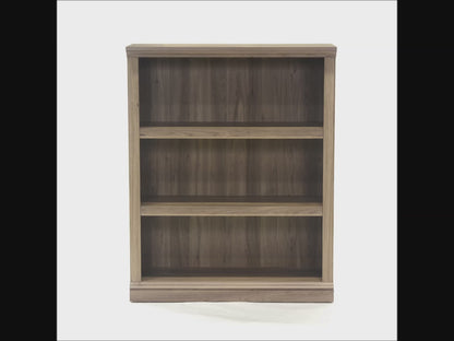 Teknik Office Barrister Home 3 Shelf Bookcase in Salt Oak Finish