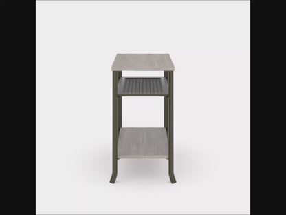 Teknik Office City Centre Side Table inCampagne Oak Finish